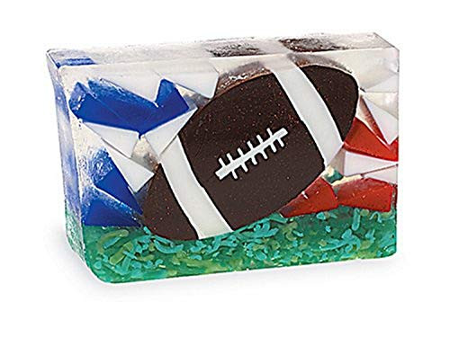 Primal Elements Wrapped Bar Soap  Football  6.8-Ounce Cellophane -Pack of 2-