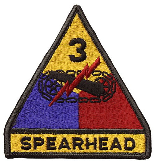 3rd Armored Division Spearhead Patch Full Color
