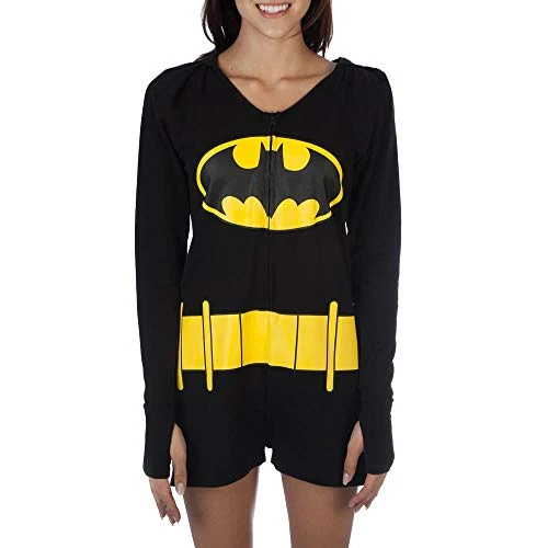 DC Comics Batman Juniors Cosplay Romper-Medium Black
