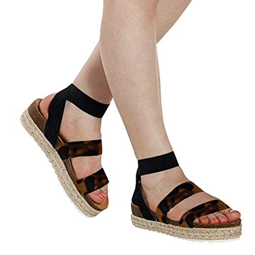 Sandals Women s Open Toe Ankle Strap Flatform Platform  Espadrilles Flatform Ankle Buckle Strap Open Toe Slingback Yellow
