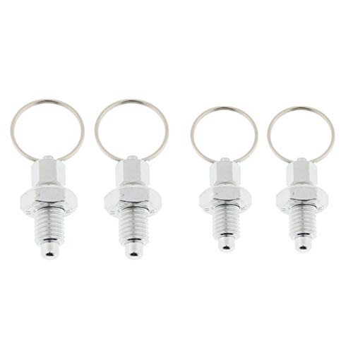 4Pcs M12 Plus M10 Index Plunger W Ring Pull Spring Loaded Retractable Locking Pin