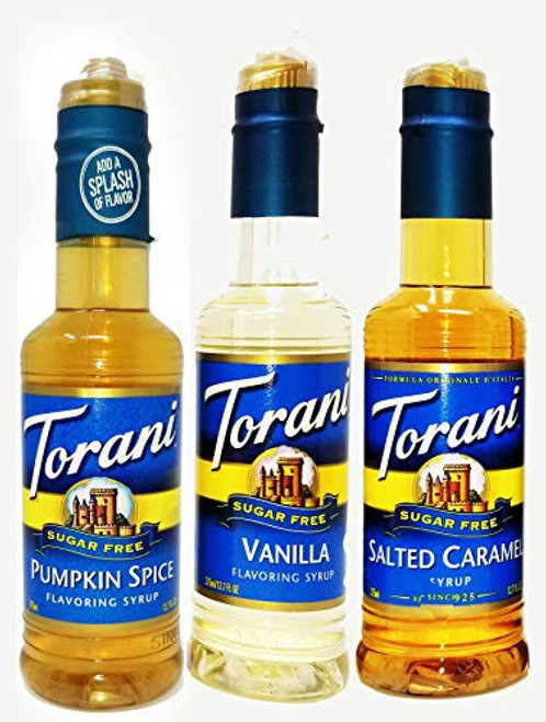 Torani Syrup Sugar Free 375 Milliliter 3 Pack Pumpkin Spice Salted Caramel Vanilla Torani Syrup Sugar Free 375 Milliliter 3 Pack Pumpkin Spice Salted Caramel Vanilla