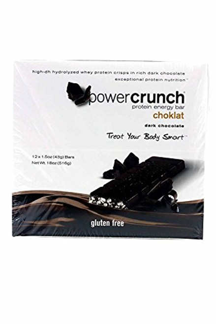 Power Crunch Choklat Protein Energy Bar Dark Chocolate - Box of 12 Bars by BioN Power Crunch Choklat Protein Energy Bar Dark Chocolate - Box of 12 Bars by BioN