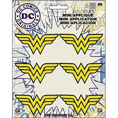 Application DC Comics Originals Wonder Woman 6 Pat Ch Set Novelty  2 inch