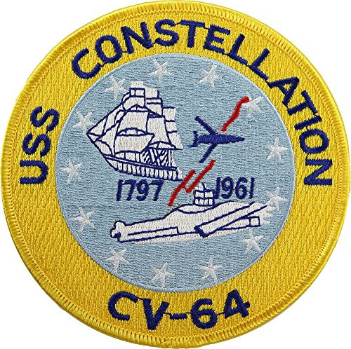 USS Constellation CV-64 Ship Patch Full Color