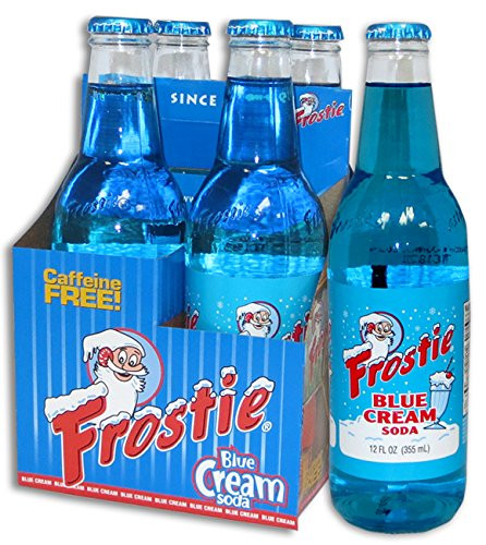 Frostie Blue Cream Soda  12 Ounce -4 Bottles-