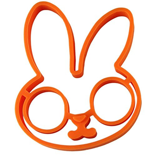 TONSEE 1pcs Silicone Rabbit Breakfast Fried Egg Mold Pancake Egg Ring Shaper Cooking Tool