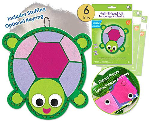 Turtle Sewing Kit for Kids Girls Boys Preschool Sewing Kits Projects Animal Sewing Kits for Kids Craft Kits for Kids Sewing Kit Art Projects for Kids Felt Animals Sewing for Beginners Bulk 6 Kits Turtle Sewing Kit for Kids Girls Boys Preschool Sewing Kits Projects Animal Sewing Kits for Kids Craft Kits for Kids Sewing Kit Art Projects for Kids Felt Animals Sewing for Beginners Bulk 6 Kits