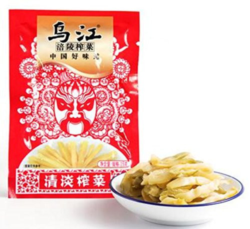 Chongqing Specialty  Wujiang Fuling Pickled Mustard Light Flavor 10.5oz -pack of 20-