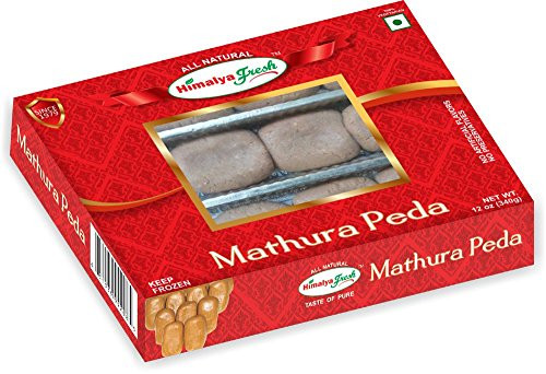 HIMALYA FRESH Mathura Peda 12 oz - Premium Authentic Luxurious Sweet Made With Pure Grass fed water Buffalo Milk and sugar -just two ingredients- - No Fillers Or Preservatives -1 Box- HIMALYA FRESH Mathura Peda 12 oz - Premium Authentic Luxurious Sweet Made With Pure Grass fed water Buffalo Milk and sugar -just two ingredients- - No Fillers Or Preservatives -1 Box-