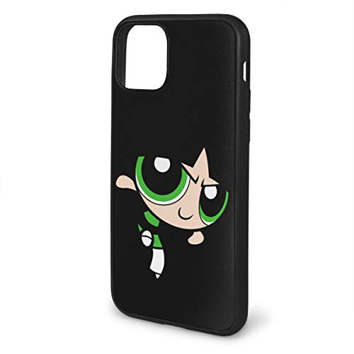 NarcNton Powerpuff Girls Buttercup Compatible with iPhone Case  Full Body Protection Cover Case Drop Protection Case Black iPhone 11 Pro max
