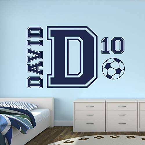 Soccer Wall Decal - Boys Room Soccer Decor - Custom Name and Number Soccer Decal - Kids Wall Decal - Soccer Decal - Sports Vinyl Wall Decal Soccer Wall Decal - Boys Room Soccer Decor - Custom Name and Number Soccer Decal - Kids Wall Decal - Soccer Decal - Sports Vinyl Wall Decal