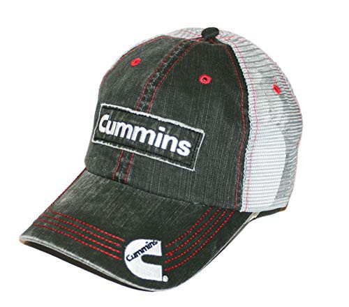 BD Cummins Diesel Engines Cummins Embroidered Patch Denim Mesh Cap Hat