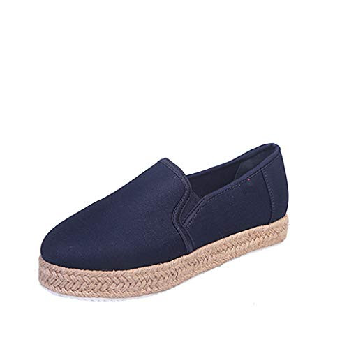 AODONG Walking Shoes for Women Slip on Womens Non Slip Loafers Lightweight Breathable Casual Sneakers Walking Shoes Black