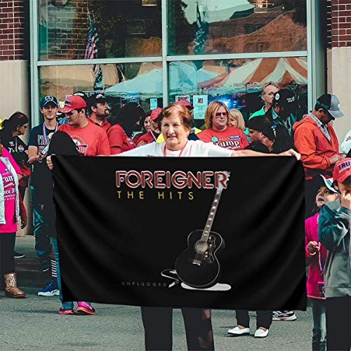 Zhao Jinzhu Foreigner The Hits Unplugged Outdoor Flags Banner Home Flag Foot Flag Farm Banner Garden Flag 3X5 Ft