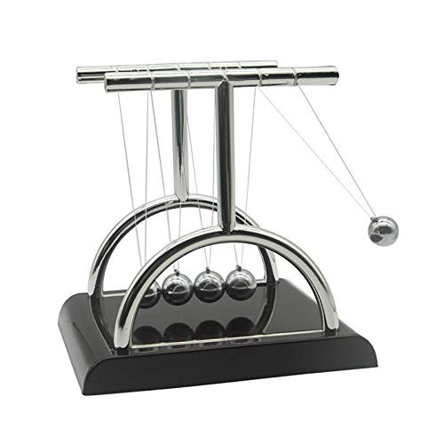 Newton s Cradle Balance Ball Pendulum Balls Swinging Balls Physics Science Desk Toys Newtons Balls for Desk Gadgets Office Desk Decorations Toys T-Shape ?M?