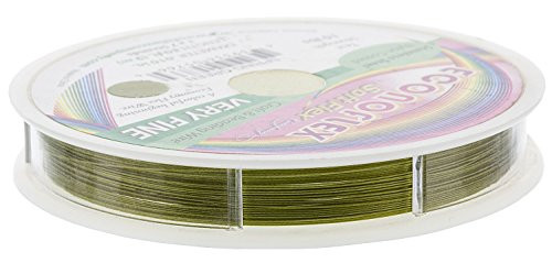 Econoflex Beading Wire  Spring Green.010 Inch  30 Feet - BDC-431.16