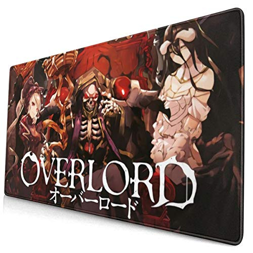 AntonioWilliams Overlord Large Mouse Pad Computer Game Pad 15.8 X 29.5 Inch Non-Slip Rubber Stitching Lock Mouse Pad Desktop Mouse Pad for Office Home  Laptop  Long Mouse Pad