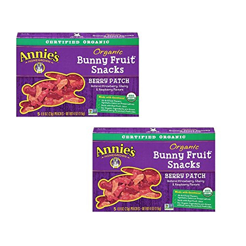 ANNIES HOMEGROWN - Fruit Snack-Berry Patch-Organic- 4 Oz -2 Pack-