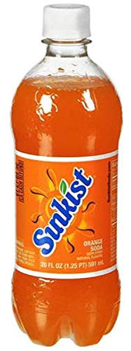 Sunkist Orange 20 oz Bottles - Pack of 10  Total of 200 FL OZ-