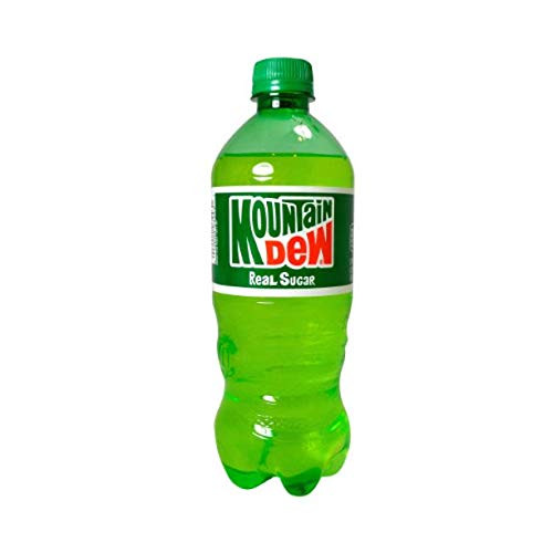 Mountain Dew Real Sugar 20oz  Pack of 16 -total of 320 FL OZ-