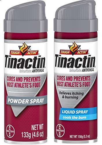 Tinactin Athletes Foot Liquid  and  Powder Dry Spray 9.9 Oz Bundle