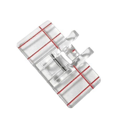 Dacawin Parallel Stitch Tool Clear Plastic Parallel Stitch Foot Presser for Home Domestic Sewing Machine -Clear- Dacawin Parallel Stitch Tool Clear Plastic Parallel Stitch Foot Presser for Home Domestic Sewing Machine -Clear-