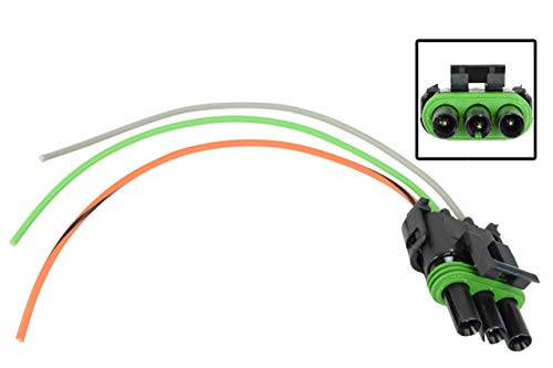 ICT Billet MAP Sensor 3 Wire - 3 Bar Brick Connector Plug Pigtail Grand National Firebird Turbo OEM Grade TXL Wiring  Tooling  Delphi Connector  Lock  Seals  and Terminals WPMAP10