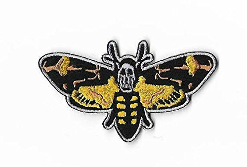 Silence of the Lambs Patch Embroidered Iron   Sew on Badge Red Dragon Horror Movie Costume Souvenir Applique Silence of the Lambs Patch Embroidered Iron   Sew on Badge Red Dragon Horror Movie Costume Souvenir Applique