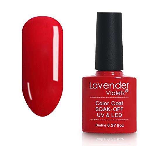 Nail Gel Polish Soak off Varnish 8ml Chinese Red