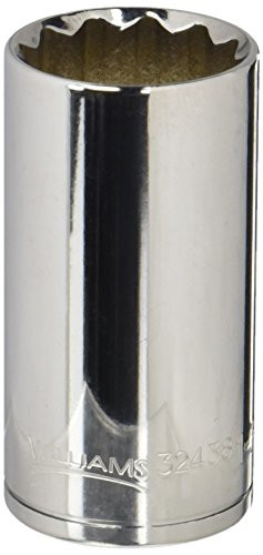 Williams 32438 1 2-Inch Drive Deep Socket  12-Point  1-3 16-Inch
