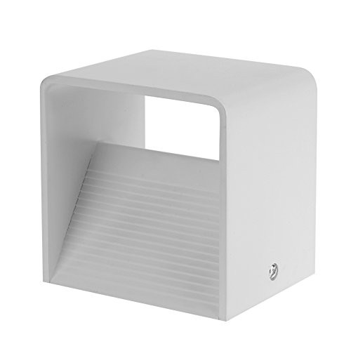 Wall Sconces  Awakingdemi Modern 5W LED Wall Mounted lamp  Cold Light Indoor Bedside Lamp Corridor Lights  LED Up Down Wall Light -White-