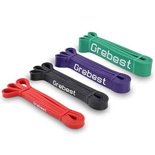 Grebest Pull UP Assist Bands Heavy Duty Resistance Exercise Band Powerlifting Stretch Bands and Assisted Pull Up Band Perfect for Body Stretching Weightlifting Training Fitness -Purple- Grebest Pull UP Assist Bands Heavy Duty Resistance Exercise Band Powerlifting Stretch Bands and Assisted Pull Up Band Perfect for Body Stretching Weightlifting Training Fitness -Purple-