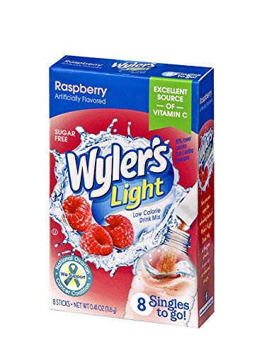 Wyler s Light Raspberry Singles To Go Drink Mix  8 CT-Raspberry  Pack - 3-