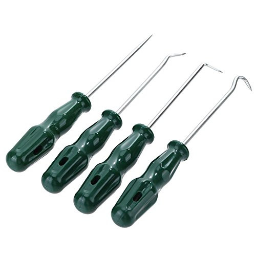 4pcs Car Pick Hook Set O Ring Oil Seal Gasket Puller Remover Hand Tool