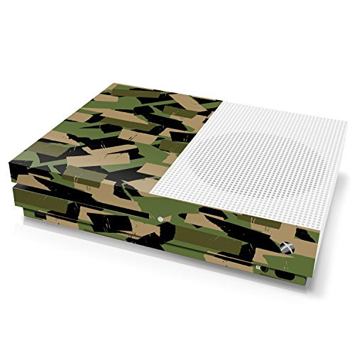 Controller Gear Xbox One S Console Skin - Camouflage: Forest Torn Tape - Officially Licensed by Xbox - Xbox One