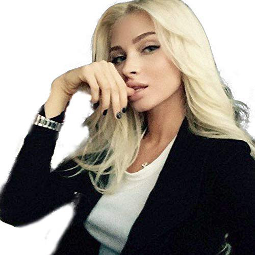 BECUS 22 inches Middle Part Long Straight Blonde Wigs for Women Heat Resistant Synthetic Realistic Wig with Wig Cap BECUS 22 inches Middle Part Long Straight Blonde Wigs for Women Heat Resistant Synthetic Realistic Wig with Wig Cap