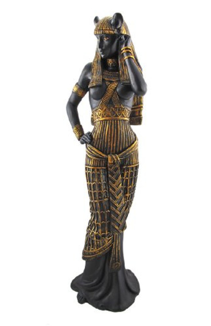 PTC 10.75 Inch Flirty Bastet Egyptian Mythological Goddess Statue Figurine PTC 10.75 Inch Flirty Bastet Egyptian Mythological Goddess Statue Figurine