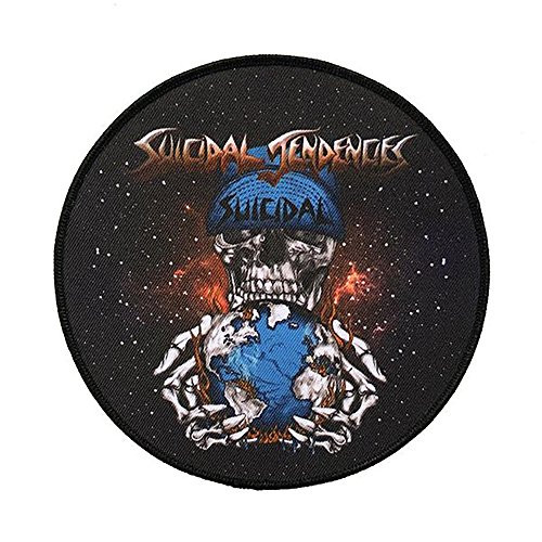 Suicidal Tendencies World Gone Mad 6 inch Round Patch Suicidal Tendencies World Gone Mad 6 inch Round Patch