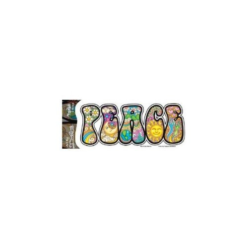 Dan Morris - Peace Word - Sticker   Decal