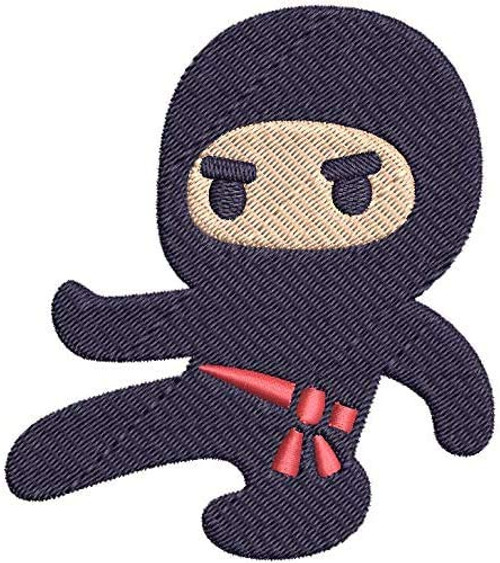 Iron on Sew On Patch Applique Adorable Kawaii Japanese Kid Ninja Cartoon Icon  4 Embroidered Design -Small -2.65 inch Wide x 3 inch Tall-- Iron on Sew On Patch Applique Adorable Kawaii Japanese Kid Ninja Cartoon Icon  4 Embroidered Design -Small -2.65 inch Wide x 3 inch Tall--