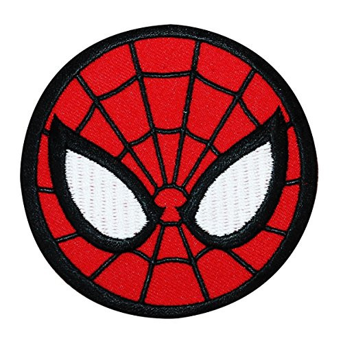 Spiderman Logo IronOn Patch Marvel Comic DIY Superhero Outfit Apparel Applique