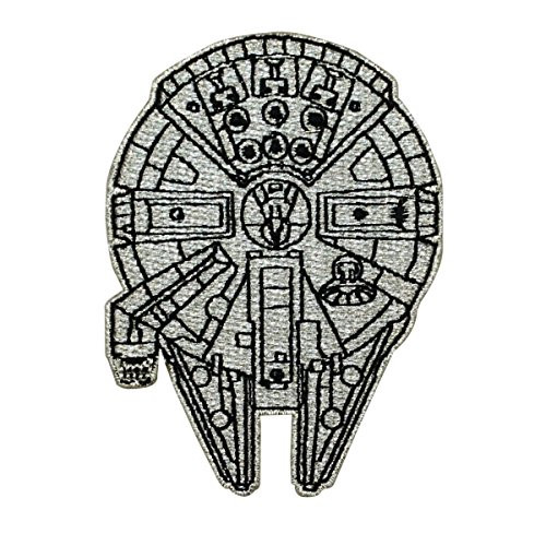 Disney Star Wars Millennium Falcon Patch Top Officially Licensed Iron On Applique