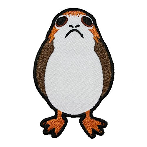 Disney Star Wars PORG Patch Cute The Last Jedi New Movie Embroidered Iron On