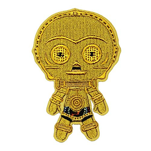 Star Wars The Phantom Menace C-3PO Emoji Logo Iron on Patch