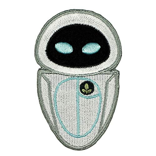 Disney Pixar Wall-E Eve Patch Future Space Robot Embroidered Iron On Applique