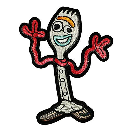 Disney Toy Story Forky Patch Spork Craft Movie Embroidered Iron On Applique