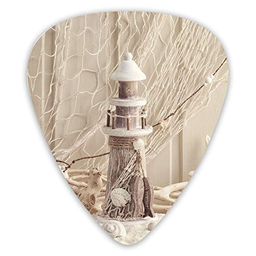 Guitar Bass Picks Grip for electric guitar acoustic guitar Ukulele mandolin Medium Wood Lighthouse Model -12 Pack- Guitar Bass Picks Grip for electric guitar acoustic guitar Ukulele mandolin Medium Wood Lighthouse Model -12 Pack-