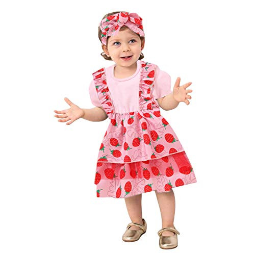 Gallity Toddler Baby Girl Short Sleeve Dress Outfits Fruit Print Tutu Dress Headband Set Infant Girl Princess Party Dress Patchwork Dress Frill Bubble Dress Skirt Girl Clothing Gallity Toddler Baby Girl Short Sleeve Dress Outfits Fruit Print Tutu Dress Headband Set Infant Girl Princess Party Dress Patchwork Dress Frill Bubble Dress Skirt Girl Clothing
