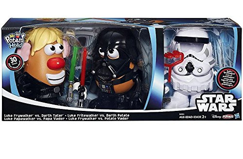 Disney Star Wars Mr Potato Head 30 Piece Set Luke Frywalker Darth Tater & Spudtrooper Costume Disney Star Wars Mr Potato Head 30 Piece Set Luke Frywalker Darth Tater & Spudtrooper Costume